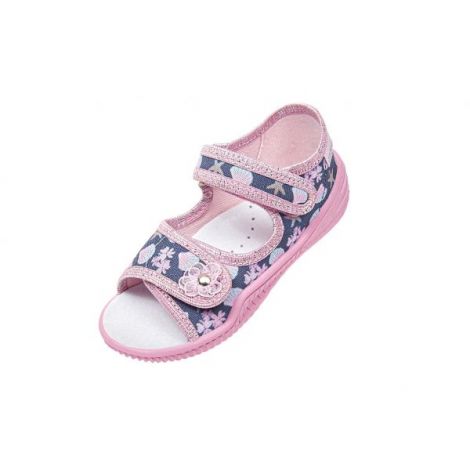 Sandalute cu interior de bumbac si brant de piele Vi-GGa-Mi Arielka Imprimeu marimea 30 - imagine 7